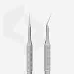 close-up of STALEKS Pedicure Curette EXPERT 20 TYPE 1 (Hemisphere Curette & Toenail Cleaner)