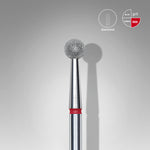 Close-up of STALEKS Diamond Nail Drill Bit Ball Red EXPERT - 4mm head diameter 