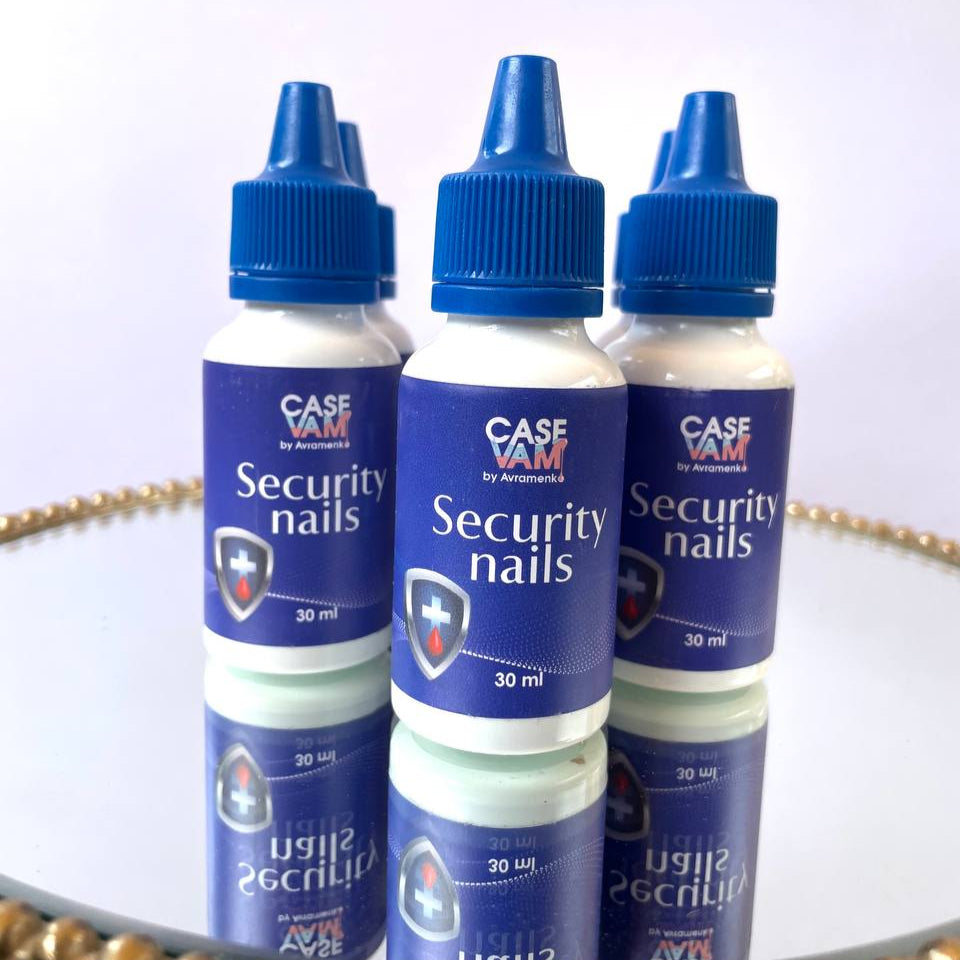 AV Security Nails hemostatic fluid 30ml – professional cuticle and nail antiseptic treatment